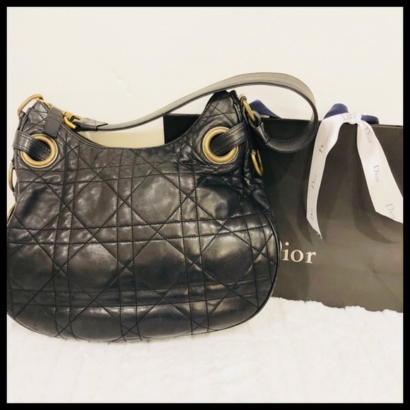 Dior Handbags - 🎉HP🎉 Christian Dior Cannage Large Leather Bag